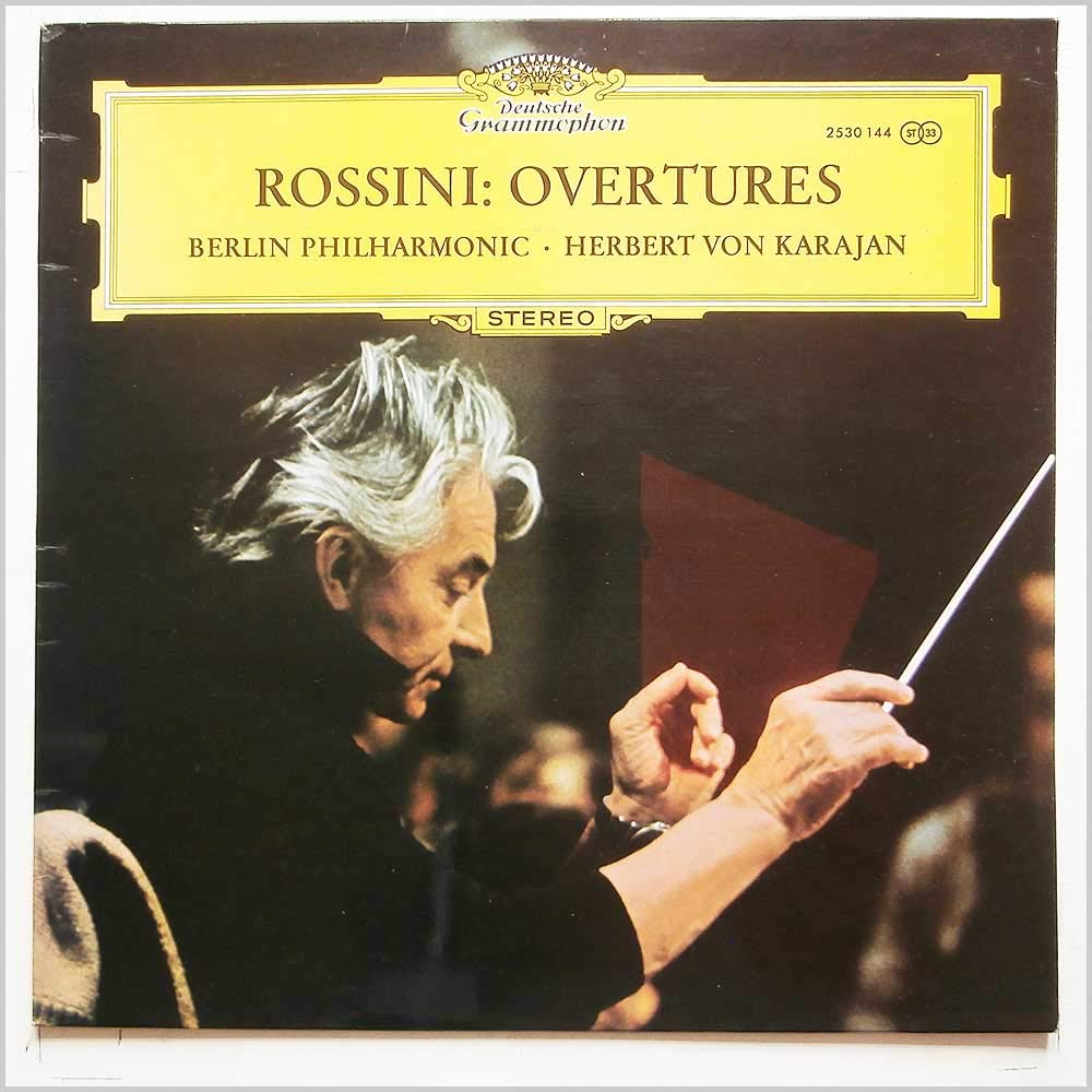 帯付きRossini Overtures Karajan LP レコード Amazon.com: Rossini: Ouverturen (Overtures). Berliner